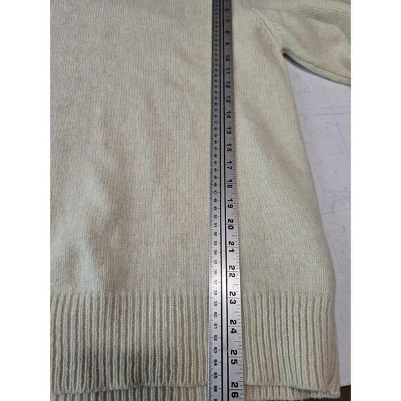 Universal Works Roll Neck Jumper Wool Blend Cream Large Classic - Picture 8 of 8